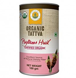 Organic Tattva Psyllium husk   Tin  100 grams
